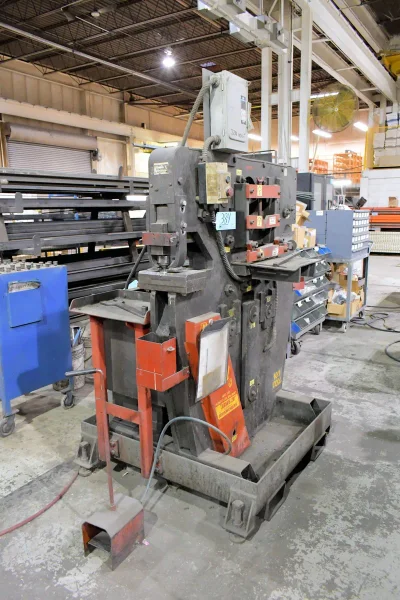 Edwards Jaws IV 100 Ton Capacity Hydraulic Iron Worker with Tooling