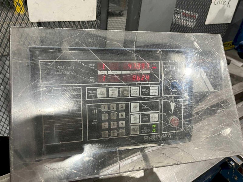 10 GA x 16′ Cincinnati 1816G Hydraulic Shear, 1993