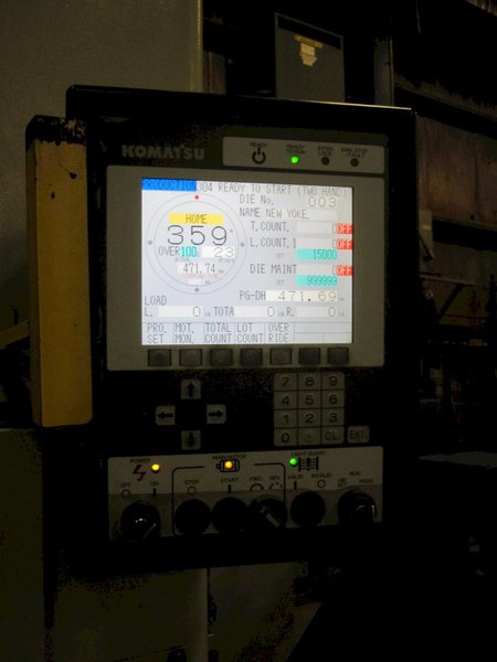 Komatsu Dual Servo Model H2W200 200T Straightside Press