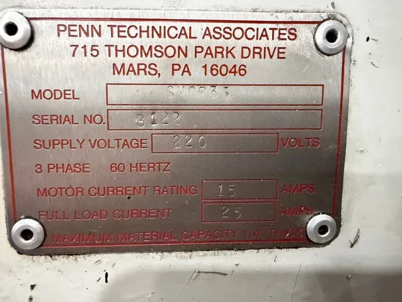 USED MEGA PUNCH MODEL SMGP-35 35 TON HYDRAULIC PUNCH PRESS