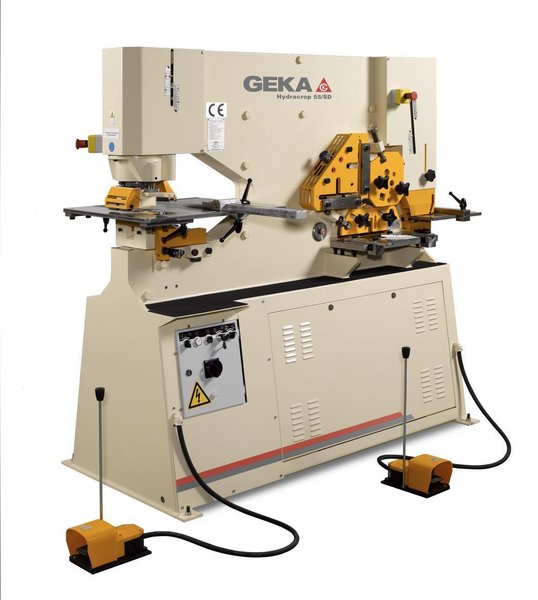 60 Ton Geka Hydracrop 55SD Ironworker, 2026 – W/2-Year Warranty, Brand New