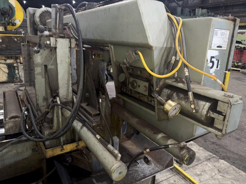 18&quot; X 27&quot; HYDMECH MODEL #S-25A AUTOMATIC HORIZONTAL MITER SAW WITH NESTING: STOCK #23698