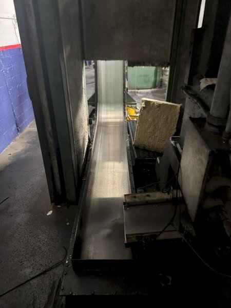 150 TON MINSTER P2-150-54 PIECE MAKER STRAIGHT SIDE HIGH SPEED PRESS WITH MINSTER FEEDLINE. STOCK # 0431226