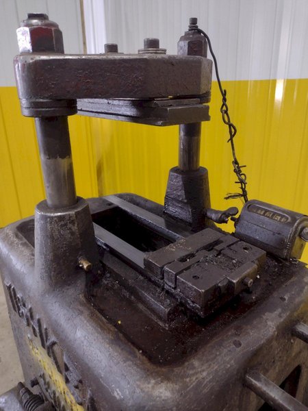 12 TON X 2 POST TISHKEN MODEL #4HW MECHANICAL ROLLFORM CUTOFF PRESS: STOCK #20530