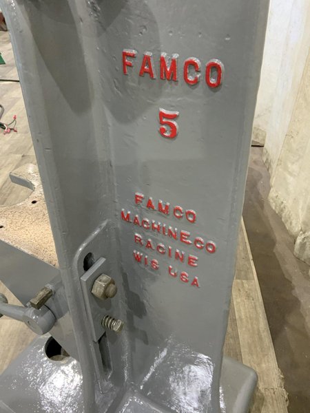 12 TON FAMCO MODEL #5 FLOOR MODEL RATCHET TYPE ARBOR PRESS: STOCK #81246
