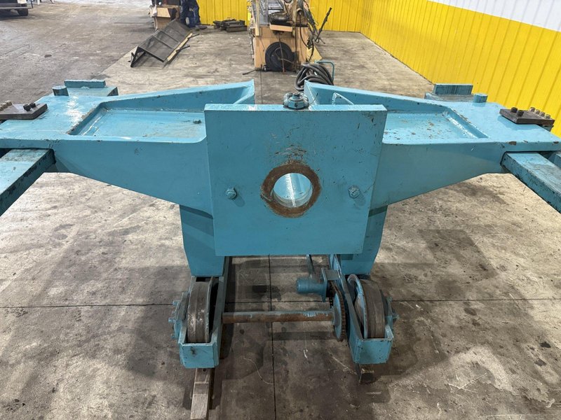 500 TON DRILL QUIP HORIZONTAL HYDRAULIC WHEEL PRESS WITH VICKERS HYDRAULIC UNIT: STOCK #23422