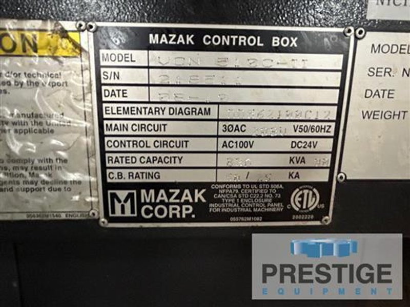MAZAK Nexus 510C-II Vertical Machining Center