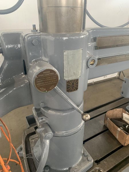 4&#039; X 9&quot; CINCINNATI-BICKFORD RADIAL ARM DRILL.STOCK # 0311023