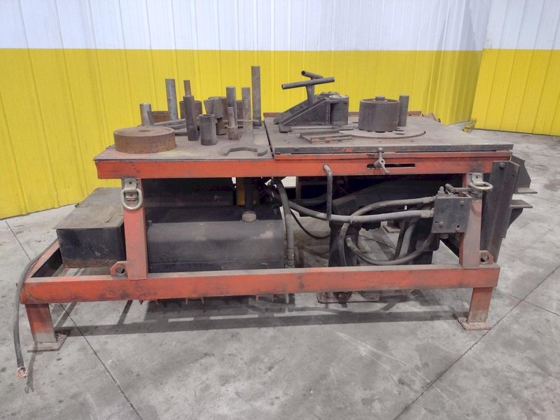 #11 IRON MASTER HYDRAULIC ROTARY REBAR BENDER &amp; BAR SHEAR: STOCK 22436