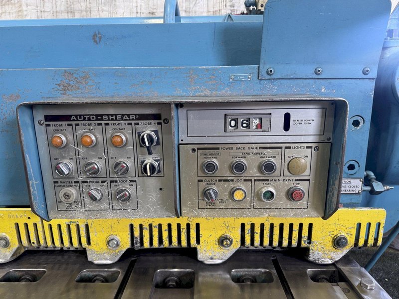 6' X 10 GA CINCINNATI AUTO-SHEAR POWER SQUARING: STOCK #81416