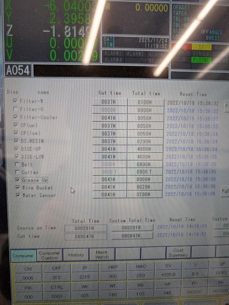 Sodick ALN 400G CNC Wire EDM, 2022 – Rotary Table