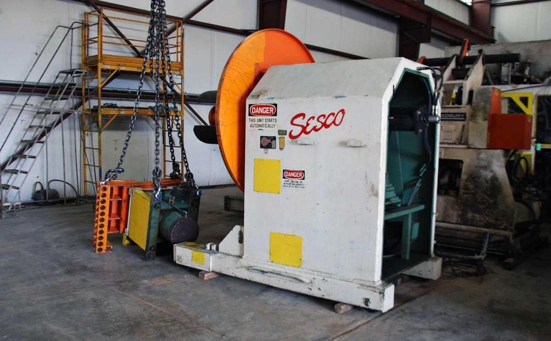 30,000 Lb. x 36″ SESCO Coil Reel and Car
