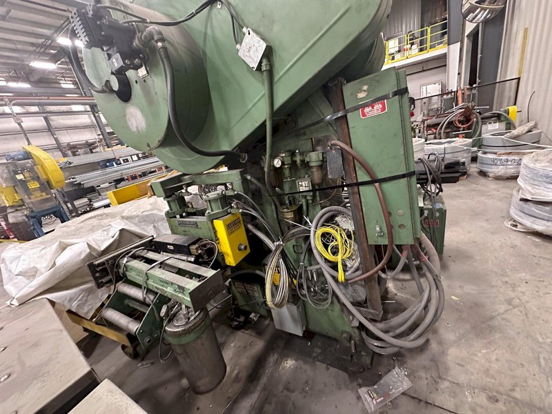 45 TON SOUTH BEND JOHNSON MODEL #45FW-AC OBI STAMPING PRESS 3” STROKE: YOBRO #24949