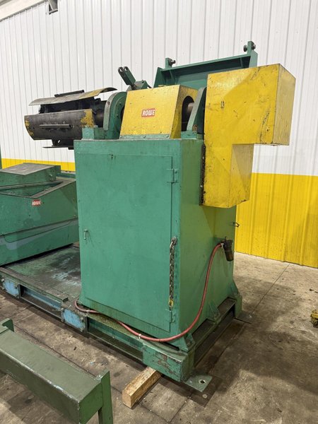 10,000 LBS X 24" X .105" ROWE ENTRY SERVO FEED LINE, COIL CAR, REEL, STRAIGHTENER, INDRAMAT SERVO FEED: YOBRO #24518