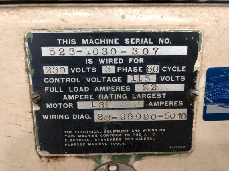 10&quot; X 30&quot; BROWN &amp; SHARP MODEL #1030 MICROMASTER HYDRAULIC SURFACE GRINDER: STOCK #10873