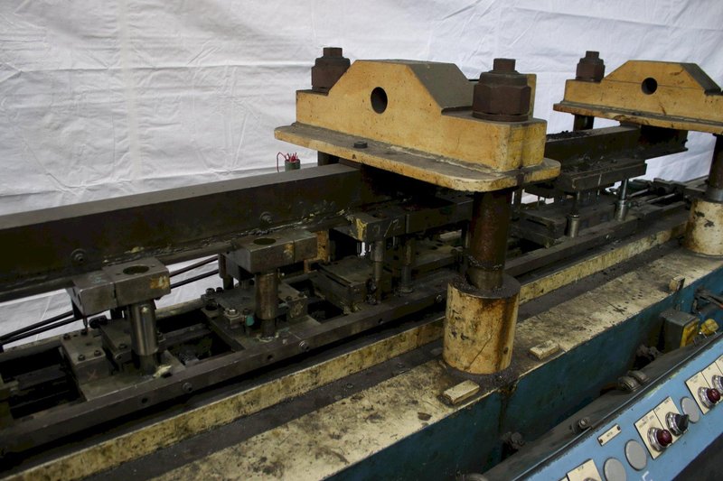 50 TON TISHKEN 3 HEADED PRE PUNCH PRESS: STOCK #75278