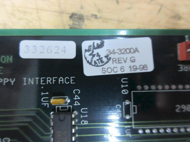 Used Haas Video PCB Board / Floppy Interface #34-3200A RevG