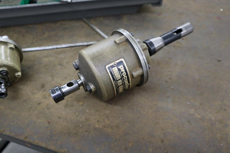 Procunier Tapping Heads, (2) Model 1'swith Straight and R8 Shank, (1) Model 2 with R8 Shank- Auction Item