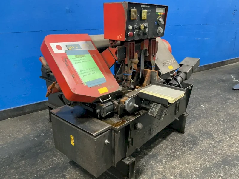 AMADA 10”X15” HORIZONTAL BAND SAW  -  HA250W