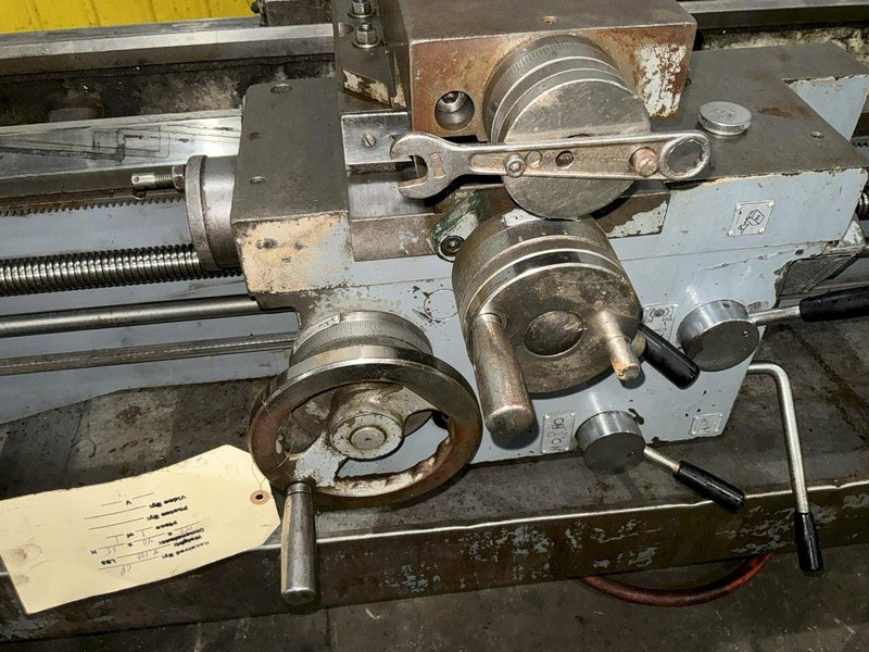 20"/27" X 80" SIRCO MODEL #PA-20 GAP BED ENGINE LATHE 2-1/8" HOLE : YOBRO #25910