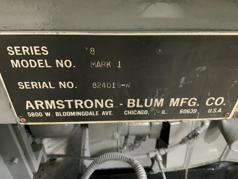 18” X 20” MARVEL SERIES 8 MARK I TILT FRAME VERTICAL BAND SAW: STOCK #81241