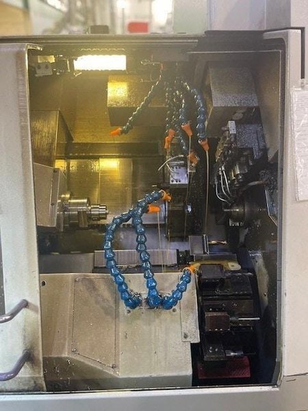 Citizen M20 CNC Swiss Lathe, 2003-Bar Feeder, High Pressure Coolant