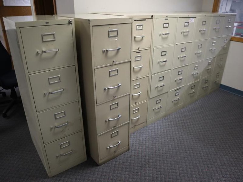 Hon (8pcs) 4 Drawer File Cabinets- Auction Item