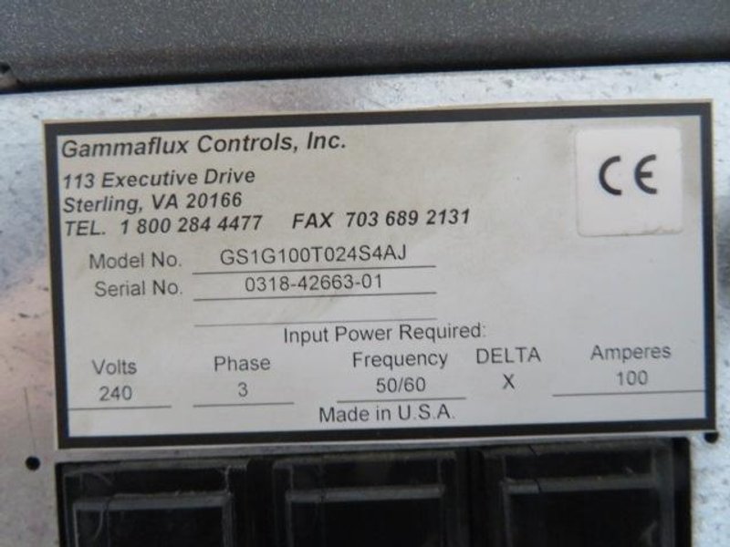 Gammaflux Used G24 Hot Runner Controller, 24 zone, 460V, 2018