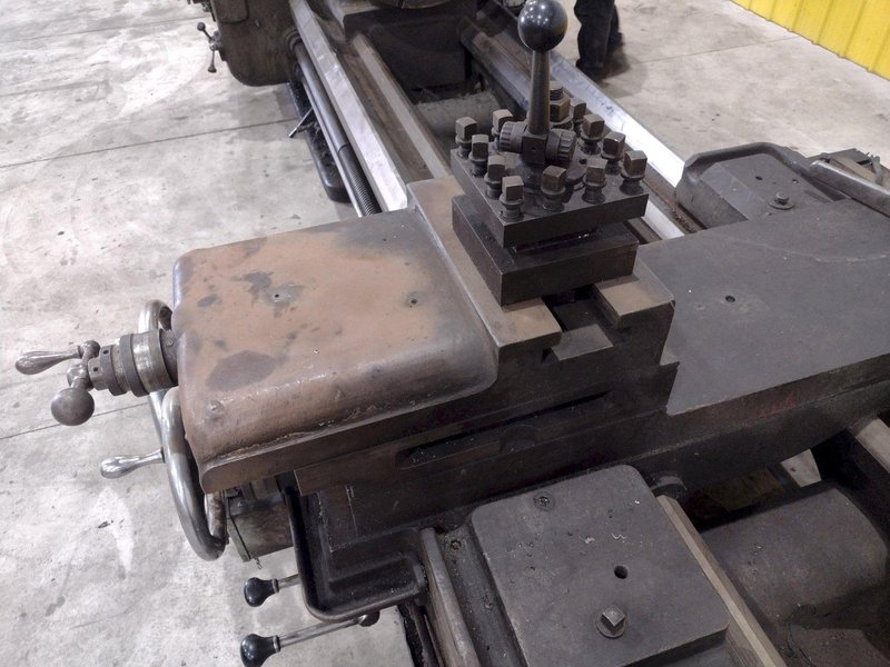 40&quot; X 252&quot; (21&#039;) AMERICAN PACEMAKER ENGINE LATHE, 2.75&quot; HOLE: STOCK #20836
