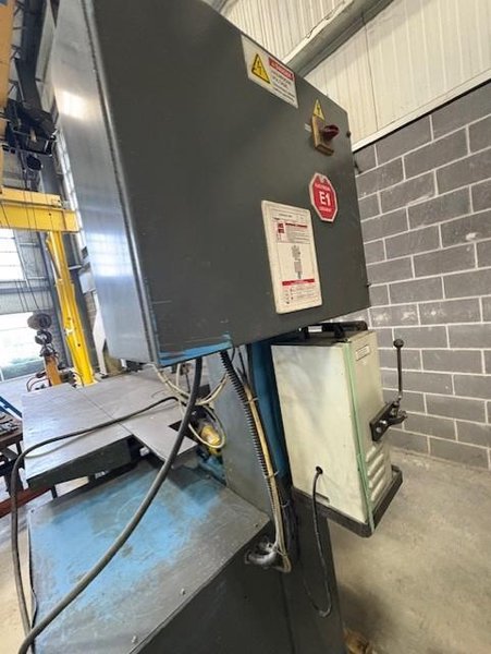 20" X 13" DOALL METL VERTICAL CIRCLE CONTOUR BAND SAW WITH METL SAW HYDRAULIC ROTATING FLOAT TABLE STOCK# 4118