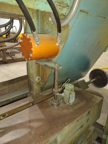 16" x 20" W.F. WELLS MODEL #F-16-2 HYDRAULIC  TWIN POST HORIZONTAL BANDSAW: STOCK #20094