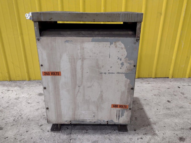 45 KW GENERAL ELECTRIC 480 &lt;-&gt; 240 VOLT TRANSFORMER: STOCK #23366