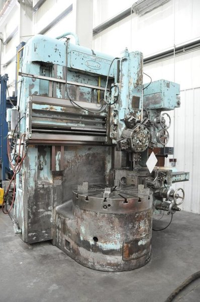 STOCK #13409 46&quot; BULLARD 4-JAW MODEL CUTMASTER VERTICAL TURRET LATHE