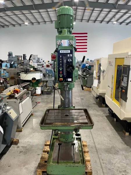 IBARMIA B-70  31-1/2” Geared Head Drill Press &amp; Power Down Feed #7013