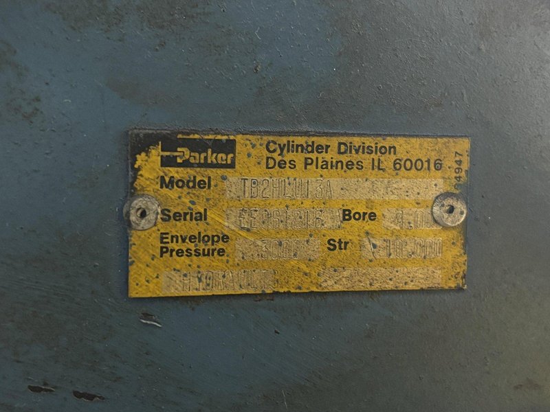 2&quot; WALLACE MODEL #1002 PROGRAMMABLE HYDRAULIC PIPE &amp; TUBE BENDER: STOCK #23183