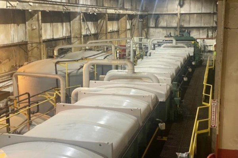 72” x ½” x 69,000# Pro-Eco / Nelson Steel Technology Pickling Line w/ Inline Slitting