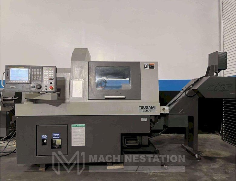 Tsugami S206 CNC Swiss Type Automatic Lathe