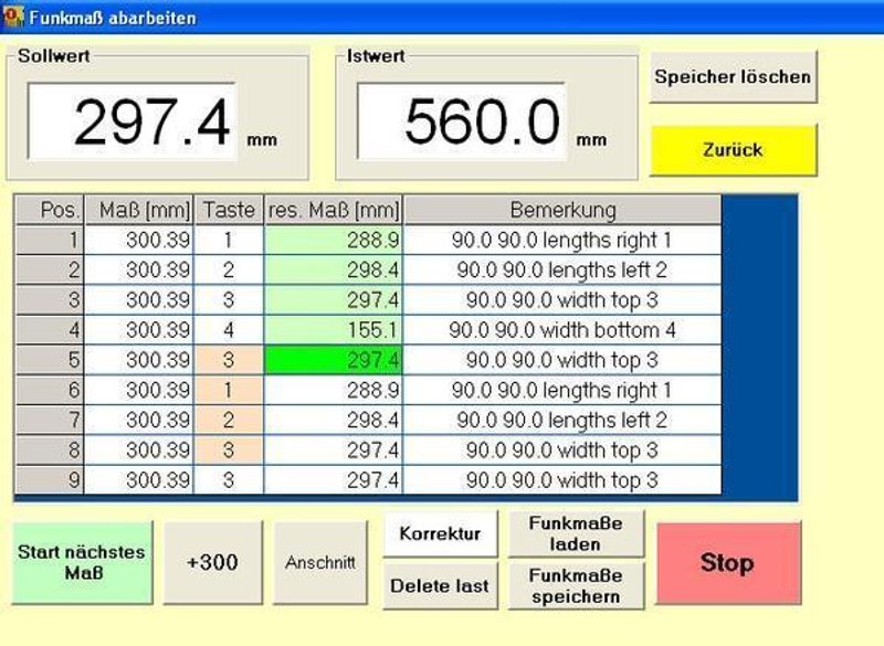 Hecht Electronic - Length stop CNC 2500 mm