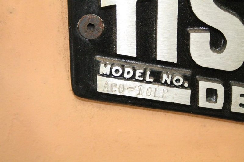 10 TON TISHKEN MODEL #ACO-10LP CUTOFF PRESS: STOCK #64570