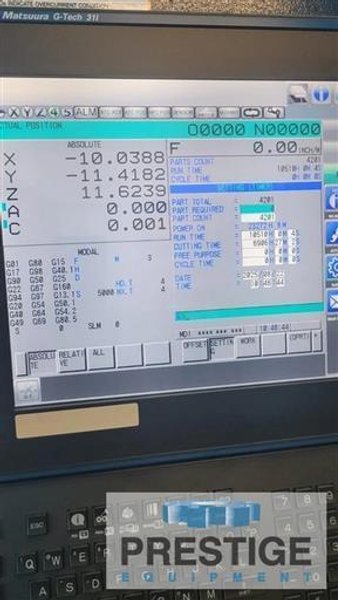 Matsuura MX-330 5-Axis PC10 CNC Vertical Machining Center
