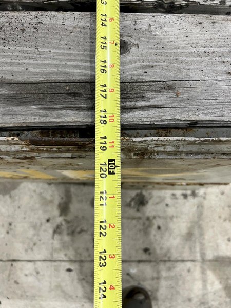 20 TON X 60" X 120" RAIL MOUNTED HEAVY DUTY TRANSFER CART: STOCK #14599