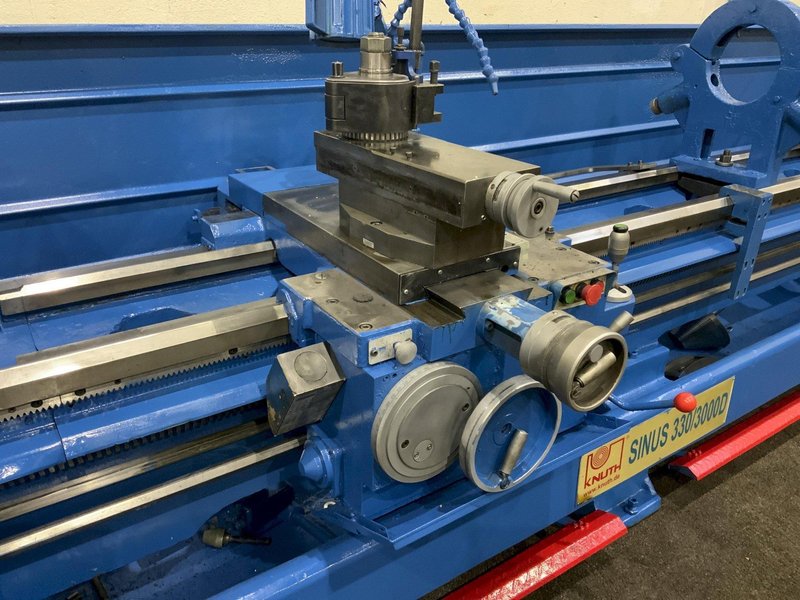 26" X 118" KNUTH MODEL SINUS 330/3000D GAP BED ENGINE LATHE: STOCK #80573