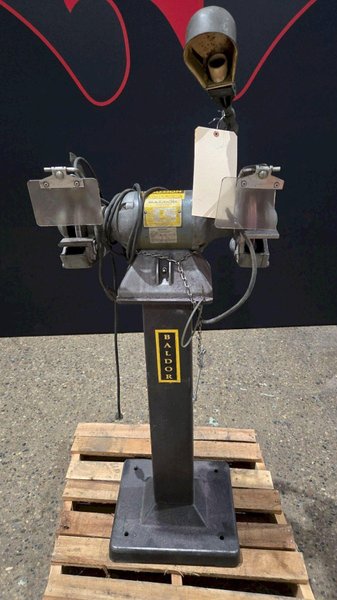 BALDOR 7307 PEDESTAL GRINDER 115/230V 1/2HP 3600 RPM USED