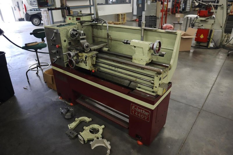Acer E1440V Engine Lathe, 14"x40", Electronic Vbl Speed, Newall 2 Axis DRO - New 2011 - Auction Item