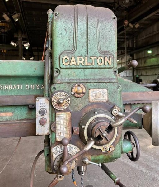 CARLTON 1A RADIAL ARM DRILL. STOCK # 0537526