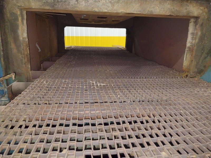 12&quot; x 33&quot; PASS-THROUGH WIRE MESH BELT TEMPER OVEN: STOCK #16262