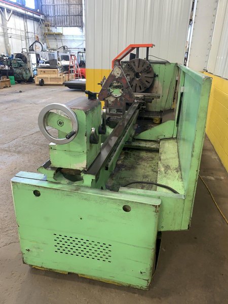 25&quot; X 120&quot; DOALL ROMI MODEL 25H GAP BED ENGINE LATHE W/ 4&quot; HOLE: STOCK #12892