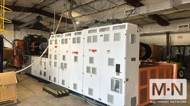 770 TON 1403 OZ CHEN HSONG MODEL SM700-TP-SVP/2 INJECTION MOLDING MACHINE MFG 2024