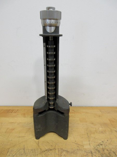 Pla-Chek 12" Cadillac Height Gage Model D10074 with 6" Riser Block- Auction Item