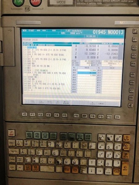 MORI SEIKI NHX4000 HORIZONTAL MACHINING CENTER